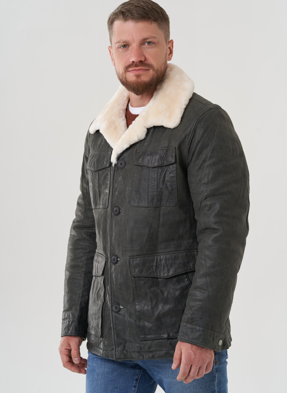 Куртка мужская из натуральной кожи 