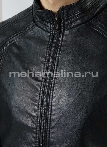 Куртка из эко кожи на молнии