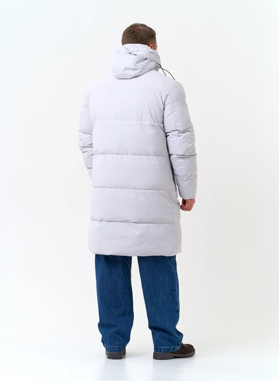 Мужской пуховик с капюшоном фото