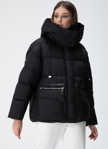 Женский пуховик с капюшоном 