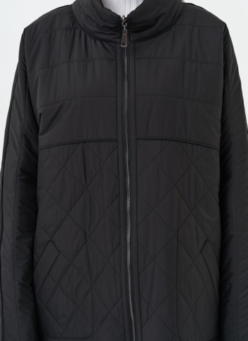 Женская двухсторонняя куртка с воротником стойкой