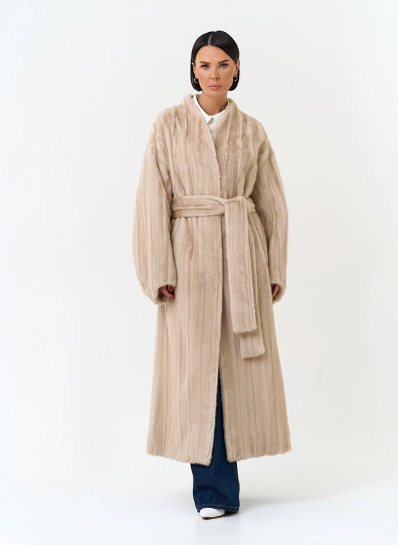 Женская шуба из эко меха фото