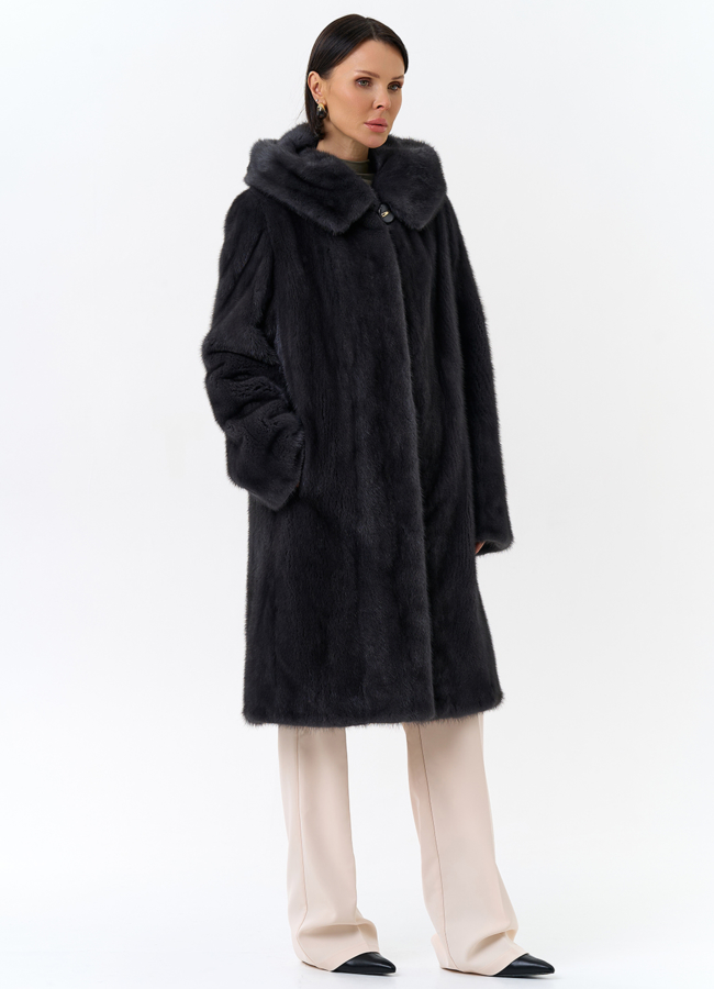 Шуба норка модель № 26125 универмаг малина