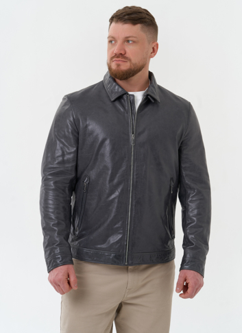Мужская куртка из натуральной кожи 
