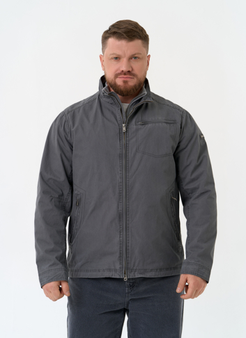 Мужская куртка ветровка с воротником стойкой